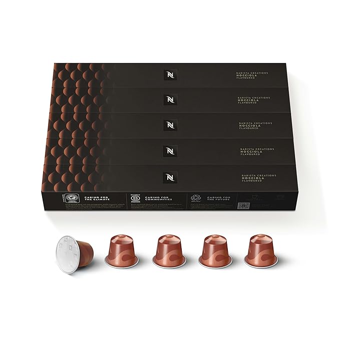 Nespresso Capsules Original Line Flavored Nocciola Medium Roast 50 Count Coffee pods