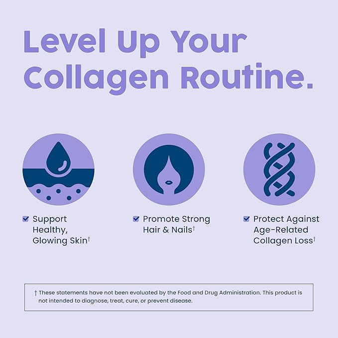 NativePath Collagen Care+ 5 Vitamin Blend with Hyaluronic Acid and Boron That Supports Collagen for Men and Women 60 Capsules