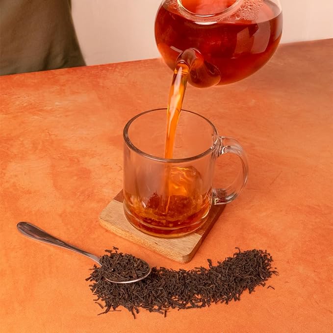 Organic Positively Tea Company Assam TGFOP Black Tea Loose Leaf 16 Ounce