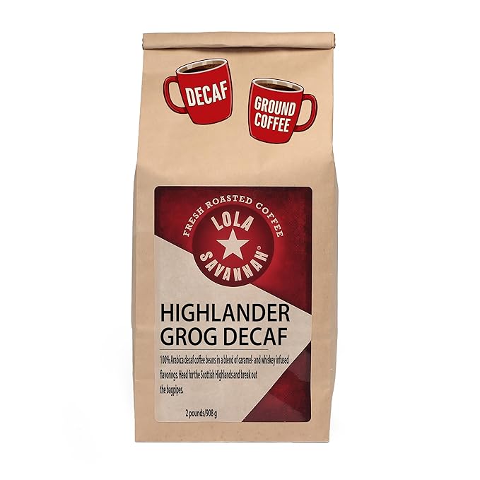 Lola Savannah Highlander Grog Ground Decaf Coffee 2lb