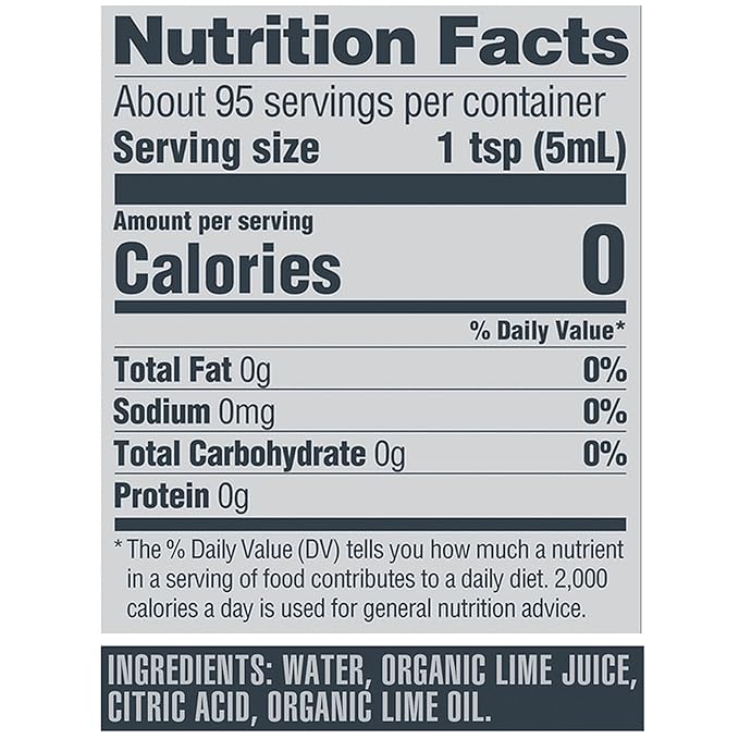 Ingrilli Organic Lime Squeeze 16 Fl Oz Bottle (Pack of 12)