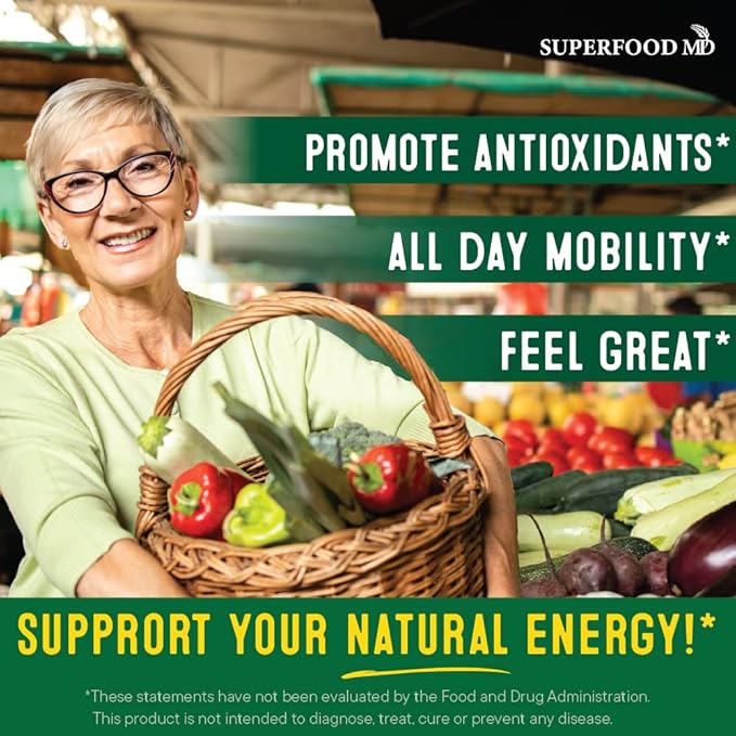 Superfood Fruit and Veggie Supplement - Fruit and Veggie Capsules 100% Whole Super Fruits and Super Vegetables Supplements &amp Vitamins with Beta Carotene (720 Count (Pack of 4))