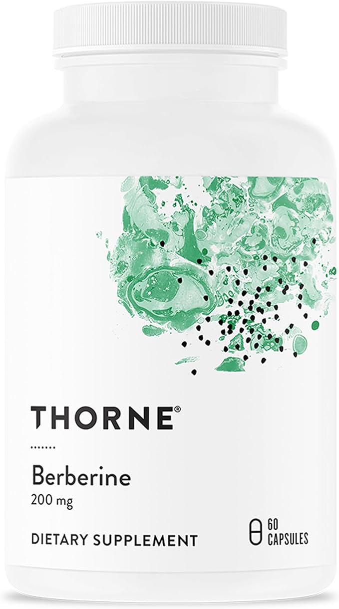 THORNE - Berberine - 200 mg (Formerly Berbercap) - Supports Heart Function Immune System and Gut Health* - 60 Capsules