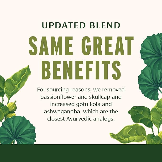 Banyan Botanicals Organic Mental Clarity – Herbal Alertness &amp Focus Supplement – with Bacopa &amp Gotu Kola – Natural Support for a Calm Mind &amp Sustainable Mental Energy – 90 Tablets – USDA O