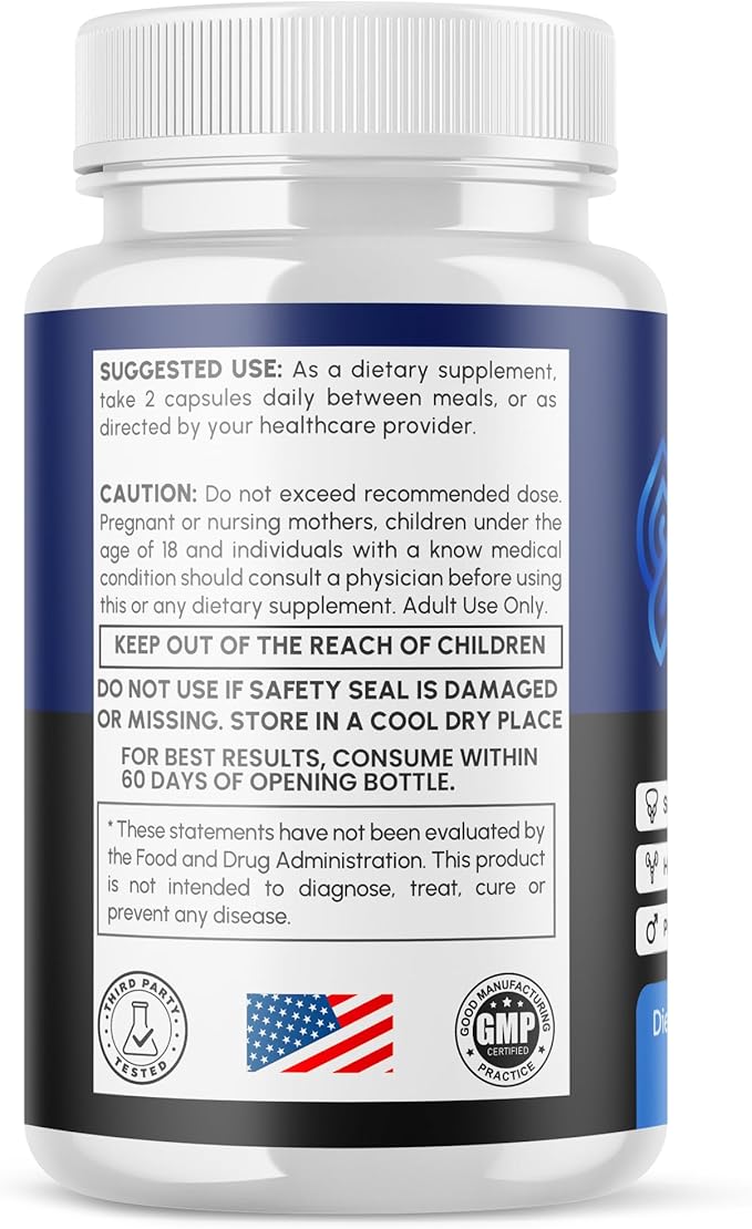 (2 Pack) Prosta Defender Capsules Official Prostadefender Pills with All Natural Ingredients Advanced Overall Health and Wellness Supplement Natural Maximum Strength Vitamin Formula (120 Capsules)