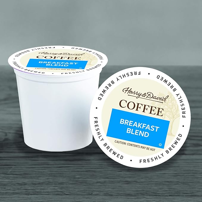Harry &amp David Coffee in Single Serve Cups Compatible with Keurig K-Cup Brewers 72 Count (Breakfast Blend)