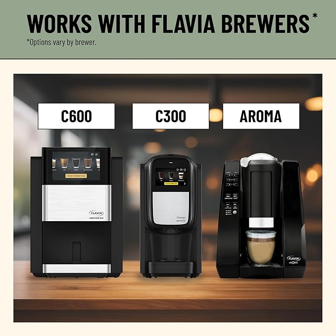 Flavia Lavazza Opera Intenso Coffee Freshpacks works only with Flavia Brewers Dark Roast (Case of 38)
