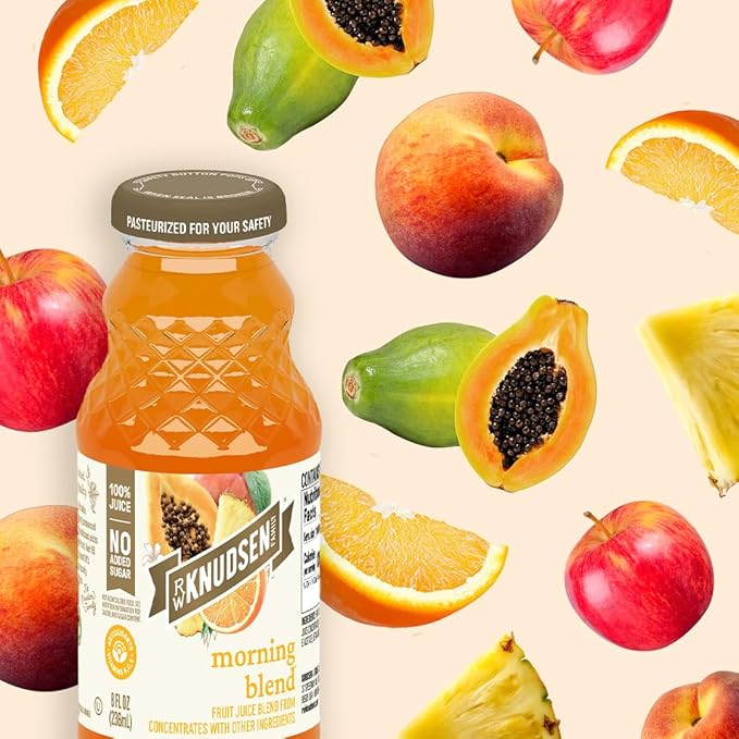R.W. Knudsen Organic Morning Blend Juice 8 fl oz (12 Pack)