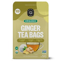 FGO Organic Ginger Tea 100 Count Eco-Conscious Tea Bags Caffeine Free Packaging May Vary (Pack of 1)