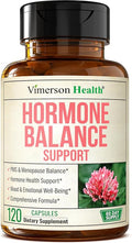 Hormone Harmony for Women with Black Cohosh Dong Quai &amp Red Clover – Natural Hormone Balance For Women of All Ages – Supports PMS Menopause &amp Mood – Women’s Hormone Balance Supplement – 120