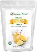 Z Natural Foods Organic Pineapple Juice Powder Tropical Fruit Juice Superfood Powder Mix in Smoothies Shakes Tea Cooking and Baking Recipes Non GMO Gluten Free Vegan Kosher 1 lb
