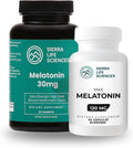 Melatonin Bundle | 30mg Watermelon Gummies &amp 120mg High-Dose Capsules | Advanced Sleep Aid for Adults | Vegan &amp Non-GMO