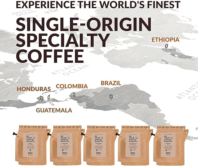 Mother’s Day Gift Box for Coffee Lovers - 10 of The World's Finest Single Estate Specialty &amp Organic Coffees | Brew &amp Enjoy Anytime Anywhere | Hamper Style Letterbox Gift Idea for Mom