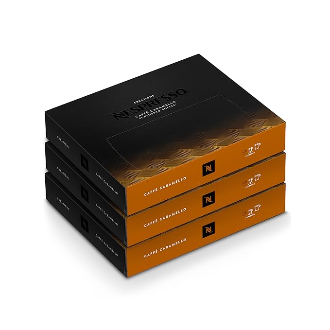 Nespresso Professional Coffee Capsules Caffè Caramello Coffee Bundle 150-Count Capsules