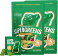 NEWELLME Super Greens Gummies Delicious Daily Greens Multivitamin Gummy Bears with Superfoods Fiber &amp Probiotics for Gut Health Energy &amp Immune Support Sugar Free 28 Grab-and-Go Packs