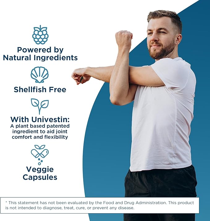 Univera RegeniFREE Turmeric Univestin No Glucosamine Shellfish Free All-Natural Joint Supplement Vegeterian Capsule 60 Capsules (30-Day Supply)