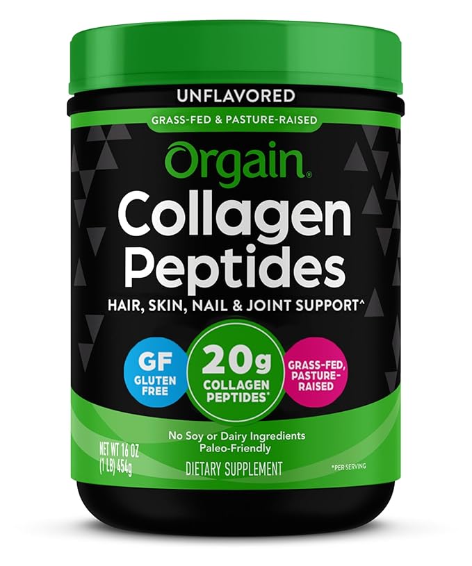 Orgain Hydrolyzed Collagen Peptides Powder Country Farms Super Greens Powder 50 Organic Superfoods