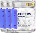 Cheers Restore | Supplement with DHM + L-Cysteine | Feel Better After Drinking &amp Support Your Liver | 36 Doses | Dihydromyricetin Cysteine Milk Thistle Prickly Pear B-Vitamins Ginger
