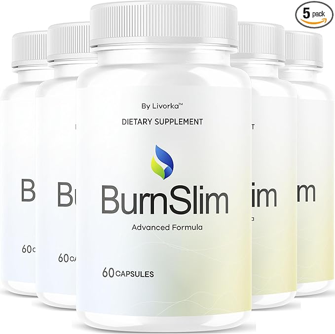 (5 Pack) Burn Slim Capsules - Official BurnSlim Weight Pills Advanced Premium Formula Support All Natural Burn Slim Vitamin Supplement For Overall Health &amp Wellness Reviews 300 Capsules For 5 Mo
