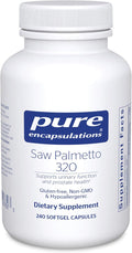 Pure Encapsulations Saw Palmetto 320 - Fatty Acids &amp Other Essential Nutrients to Support Metabolism &amp Urinary Function - with Saw Palmetto Extract - 240 Softgel Capsules