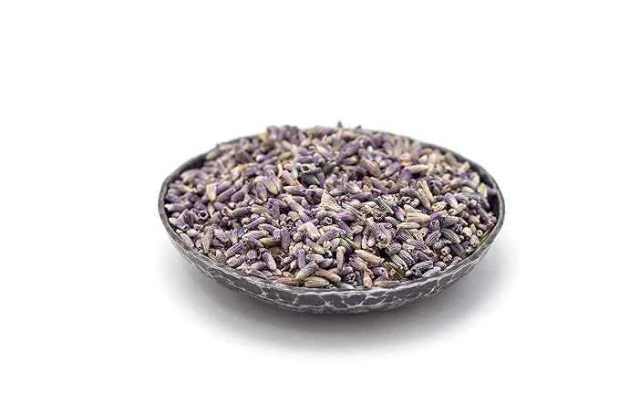 Lavender Tea 1LB (16Oz) 100% Certified Organic| Lavender Flowers Dried | Loose Lavender Tea| Perfect for Tea Baking Lemonade DIY Beauty Sachets &amp Fresh Fragrance | 100% Raw Albanian Harvest |