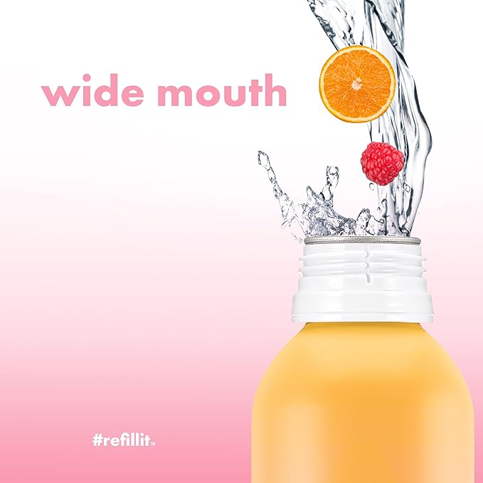 PATHWATER Raspberry Orange Flavored Sparkling Water - Ultra-Purified pH-Balanced Carbonated Soda Water in Aluminum Bottle - BPA-Free Light Reusable Infinitely Recyclable 20.3 fl oz (Pack of 4)