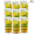 Olive My Pickle Probiotic Pickle Juice - 175.5 Ounces | 9 Pack of LiveBrine Turmeric &amp Cracked Black Pepper Pickle Juice with Natural Probiotics and Digestive Enzymes for Gut Health - 117 Pickle S