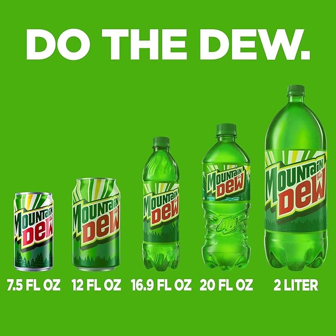 Mountain Dew's Original Soda 7.5 fl oz Mini Cans (30-Pack)
