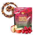Apple Cranberry Harvest Tea Organic Loose Leaf Herbal Tea – Real Fruit Summer Juice Caffeine-Free Refreshing Sweet Iced Drink – 4 oz Resealable Bag (Makes 50 Cups)