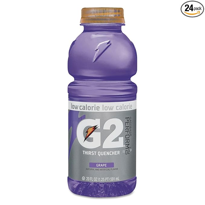 Gatorade G2 Grape 20.0 Oz. Bottle (24 Count)