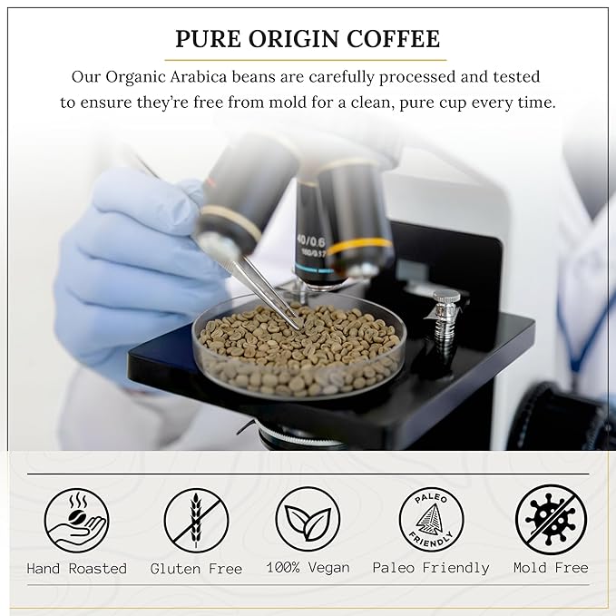 Leiva’s Unroasted Green Coffee Beans (1kg) – Volcanic San Marcos Single Origin Coffee w/Floral Notes – Washed Shade Grown Organic Guatemala Beans – Lively Acidity Whole Bean Unroasted Blend