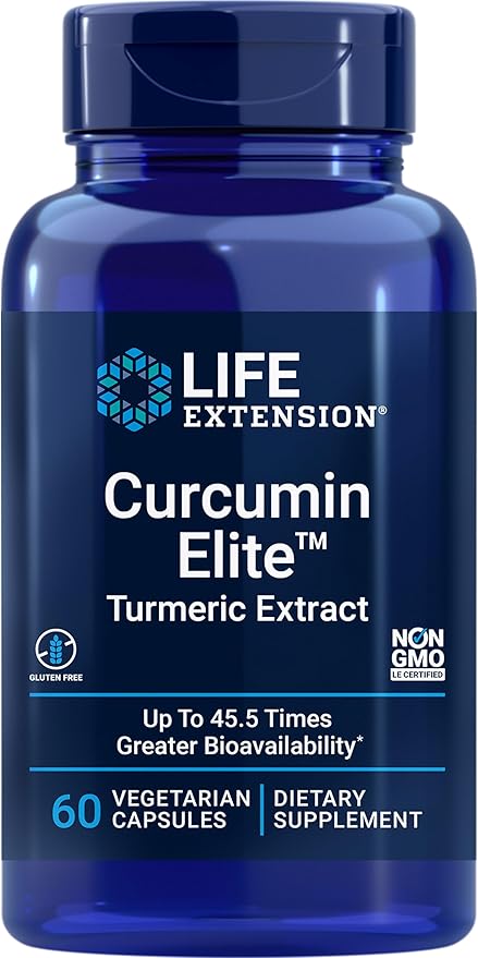 Life Extension Curcumin Elite Turmeric Extract 60 Count