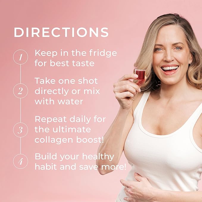 Swedish Collagen Repair | 10000 mg Hydrolyzed Marine Collagen Liquid Supplement - 500 ml 20 Day Supply I Hyaluronic Acid Biotin &amp Vitamin C for Healthy Hair Skin Nails &amp Joints | Sugar-Fr