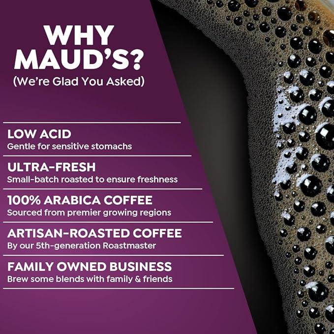 Maud's Flavored Decaf Coffee Pods Variety Pack 80 ct14 Assorted Roasts &amp Flavors Decaf Medium Roast Coffee in Single Serve Pods - 100% Arabica Coffee Compatible with Keurig K Cups Maker