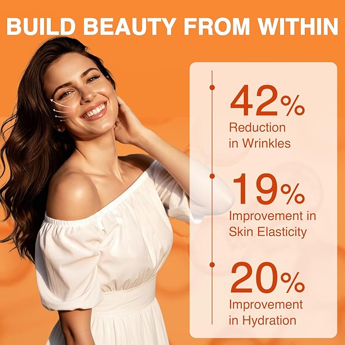 ZEBORA Multi-Collagen-Peptides-Powder with MSM &amp CS Type I II III V X Hydrolyzed Collagen Peptides with Hyaluronic Acid &amp Vitamin C for Women and Men Hair Skin Nails &amp Joint Non-GMO 3