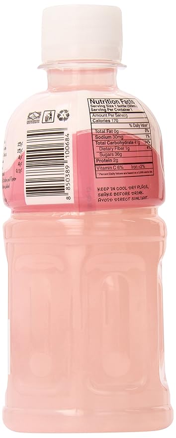 Mogu Juice with Nata De Coco Lychee 10.82-Ounce (Pack of 24)