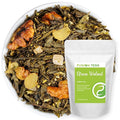 Green Walnut Green Tea With Pineapple Coconut Almonds &amp Maple - Gourmet Loose Leaf Sencha Tea - 1 Pound (16 Oz.) Pouch