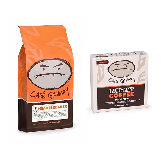 Café Grumpy Coffee Duo: Heartbreaker &amp Instant Decaf Collection