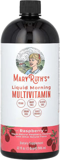 Multivitamin Multimineral for Women Men &amp Kids by MaryRuth's | No Added Sugar | Vegan Liquid Vitamins for Adults &amp Kids | Mens Womens Multivitamin | Energy &amp Beauty Booster | Non-GMO | 32