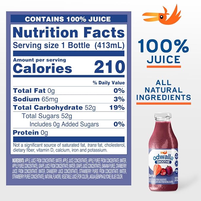 Odwalla Orange Juice and Berries Smoothie