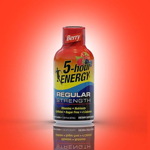 5-hour ENERGY Shot Regular Strength Berry 1.93 oz 48 Pack