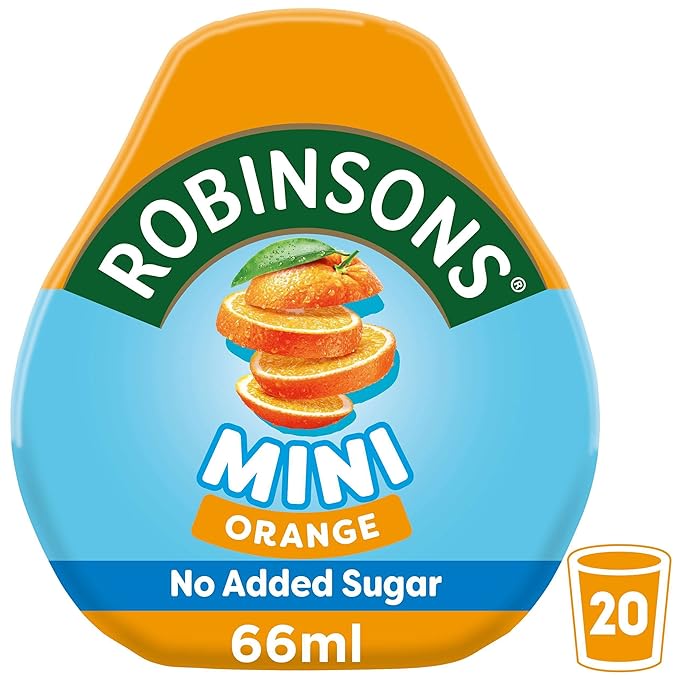 Robinsons Mini - No Added Sugar - Low Calorie - Orange 6 Count