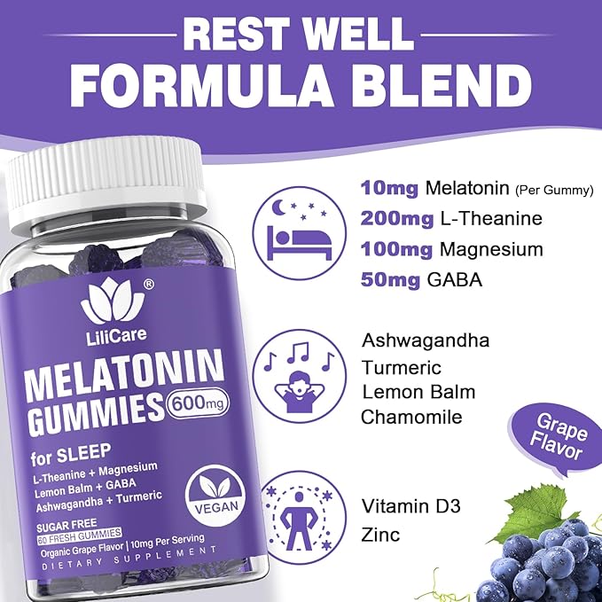 1 Pack Melatonin Gummies + 2 Pack Magnesium Gummies