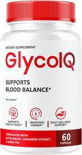 Glyco IQ Capsules - Official Glyco IQ Blood Support GlycoIQ Supplement Advanced Formula - Maximum Strength All Natural Ingredients Multivitamin for Overall Health &amp Wellness 60 Capsules for 1 M