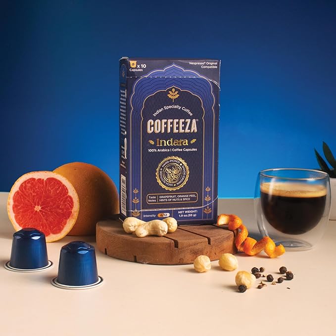 Coffeeza Variety Pack – 120 Coffee Capsules (Pack of 12) – Original Line compatible – Specialty Indian Coffee – Recyclable Pods – Medium to Medium Dark Roast – Espresso Pods