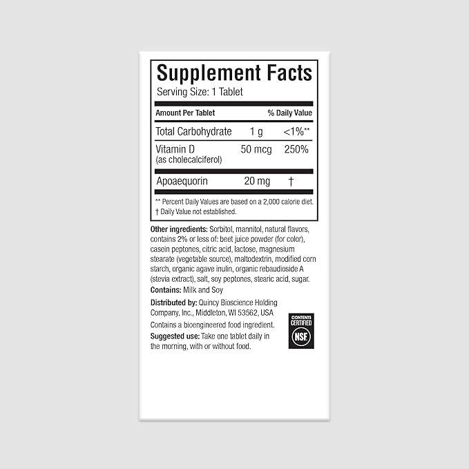Prevagen Extra Strength Mixed Berry Chewables - 30 Tablets (1 Month Supply) | Formulated for Your Brain | 20mg of Apoaequorin Plus Vitamin D3 with 7-Day Pill Minder