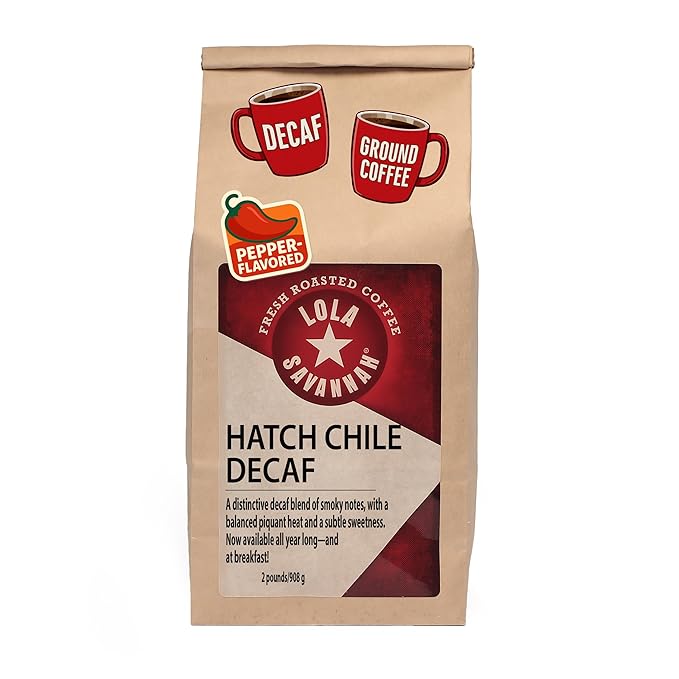 Lola Savannah Hatch Chile Ground Decaf Coffee 2lb (32 oz)
