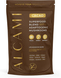 Cacao Mushroom Coffee Superfood Blend 10X Concentrated Extract with Lion's Mane Reishi &amp Cordyceps Energy &amp Focus Support 30 Servings Premium Supplement Powder