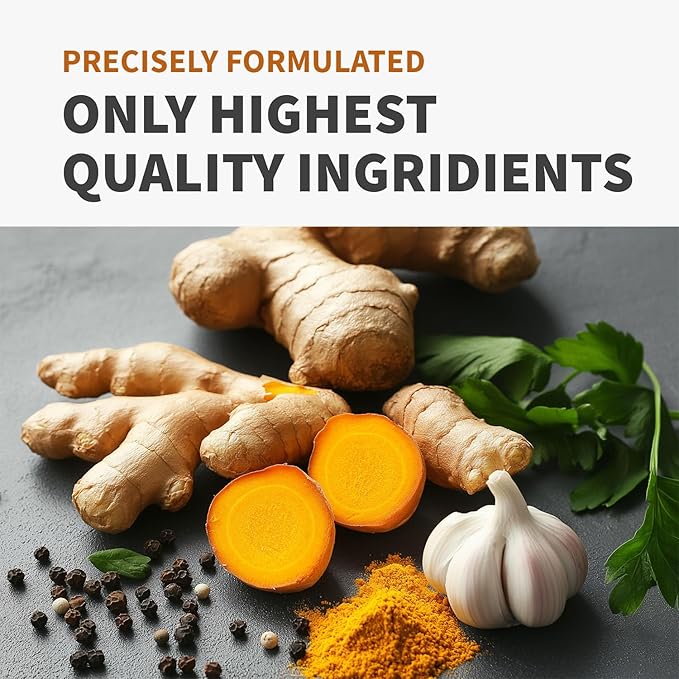 Extra Strength Turmeric Capsules - High-Absorption 2360 mg Curcumin Supplements Non-GMO Blend for Digestive Comfort &amp Daily Support - Organic Turmeric Supplement with Black Pepper (240ct Pack of