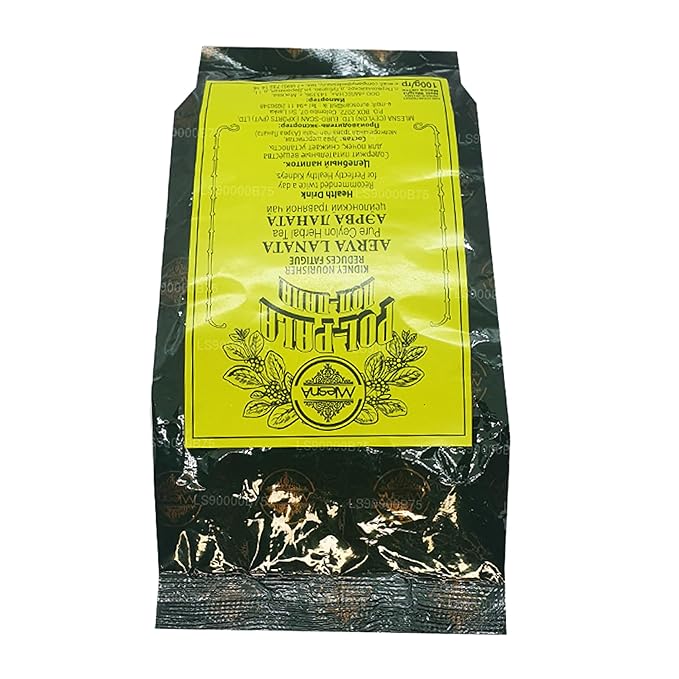 Mlesna Polpala Pure Ceylon Herbal Tea 100g Health Drink (Aerva Lanata) X 05 Pack